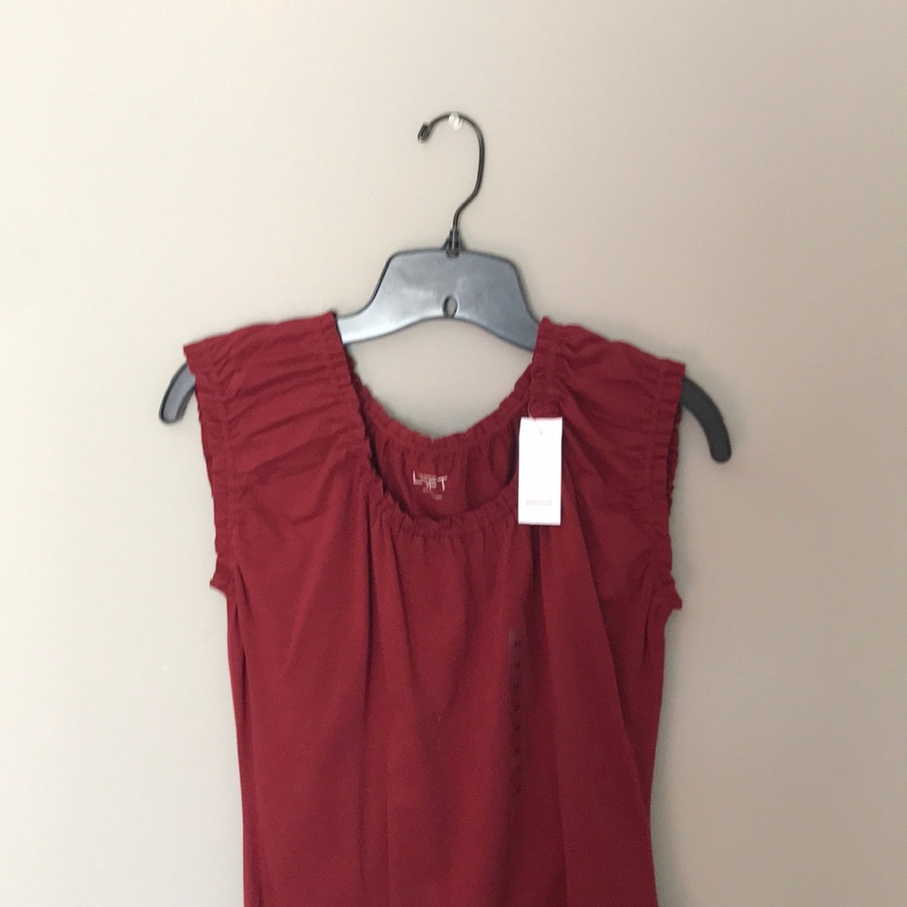 Red blouse
